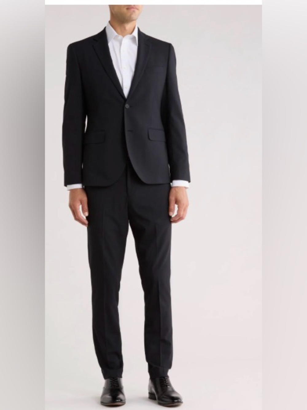 Nordstrom Rack Extra Trim Fit Black Rock Two-Piece Suit | NWT